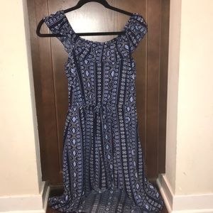 Zunie off the shoulder dress